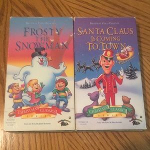 Frosty the Snowman & Santa Claus is Coming to Town on VHS